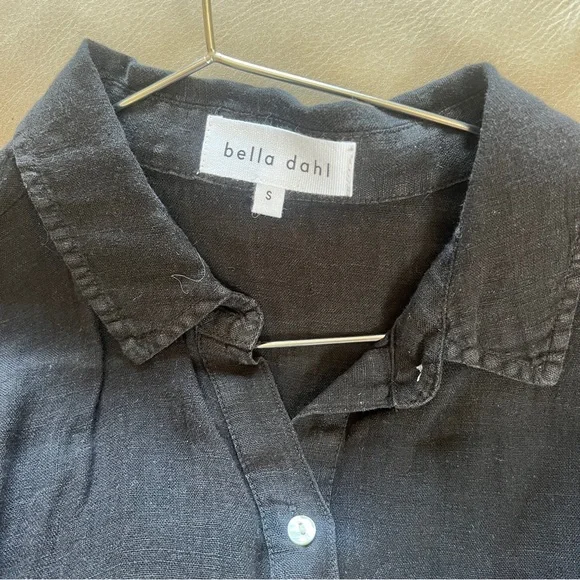 Bella Dahl Charcoal Button-Up Dress - Picture 4 of 4